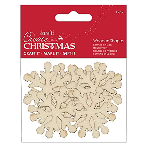 Create Christmas PMA 174574 Holzformen, natur von Papermania