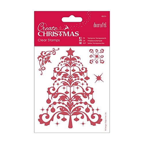 Create Christmas PMA 907943 Stempel, N/Navy, 106 x 127mm von Papermania