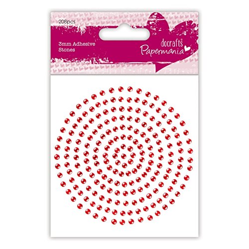 Papermania PMA 351607 Blase Scrapbooking-Stickers, Rot, Einheitsgröße von Papermania