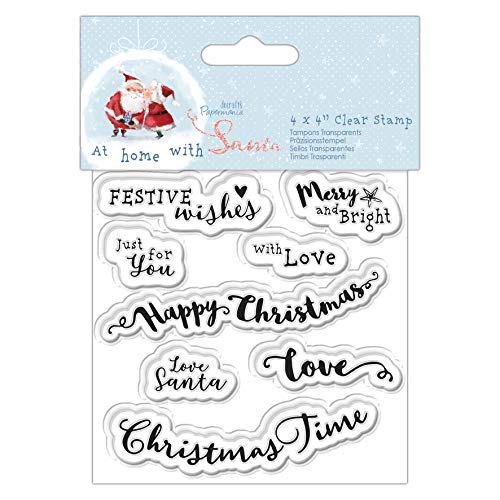 Papermania PMA 907970 Scrapbooking-Stempel, Clear, 4x4 von Papermania