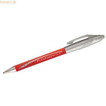 Papermate Kugelschreiber Flexgrip Elite Druckmechanik B rot von Papermate