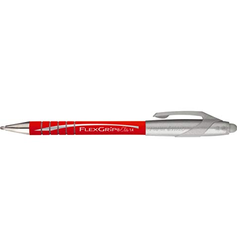 PAPER:MATE S0768280 Druckkugelschreiber FlexGrip Elite, rot von PAPER MATE