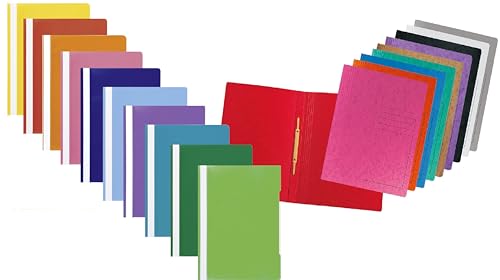 Papiertiger Schnellhefter Marke Brunnen PP für Schule und Büro (Bundle PP + Papp, Sortierung, 10er Pack) von Papiertiger