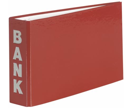 Papiertiger Bankordner Kontoordner Ringbuch (Aufdruck silbern, rot, 1 Stück) von Papiertiger