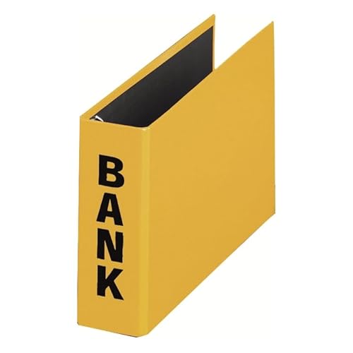 Papiertiger Bankordner Kontoordner Ringbuch (BANK Aufdruck schwarz, gelb, 1 Stück) von Papiertiger