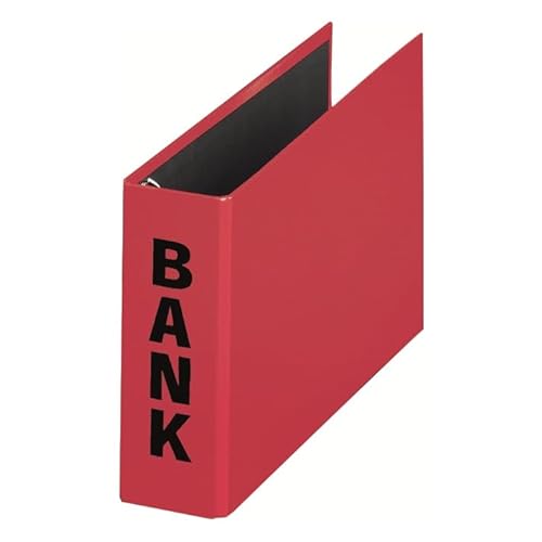 Papiertiger Bankordner Kontoordner Ringbuch (BANK Aufdruck schwarz, rot, 1 Stück) von Papiertiger