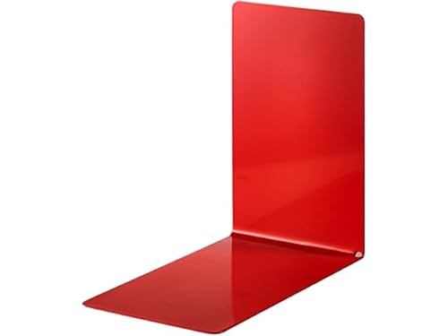 Papiertiger Buchstützen 85x140x140mm rot, 1 Paar | Für Bücher, Zeitschriften, Ordner und Ringbücher von Papiertiger