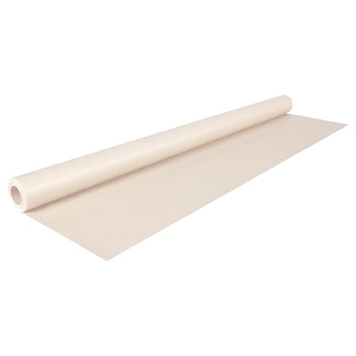 Papiertiger Farbiges Kraftpapier auf Rolle, ideal für Geschenkideen und Bastelprojekte (Elfenbein, 1 Rolle 10m x 70cm) von Papiertiger