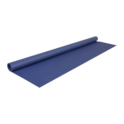 Papiertiger Farbiges Kraftpapier auf Rolle, ideal für Geschenkideen und Bastelprojekte (Marineblau, 1 Rolle 10m x 70cm) von Papiertiger