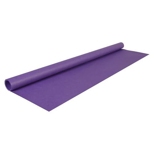 Papiertiger Farbiges Kraftpapier auf Rolle, ideal für Geschenkideen und Bastelprojekte (violett, 1 Rolle 3m x 70cm) von Papiertiger