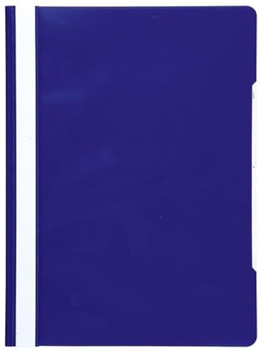Papiertiger Schnellhefter PP für Schule und Büro (Schulqualität, Blau, 10er Pack) von Papiertiger