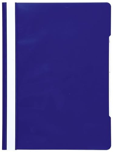 Papiertiger Schnellhefter Marke Brunnen PP für Schule und Büro (Schulqualität, Blau, 10er Pack) von Papiertiger