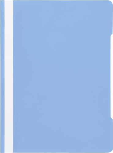 Papiertiger Schnellhefter PP für Schule und Büro (Schulqualität, Hellblau, 12 Pack) von Papiertiger