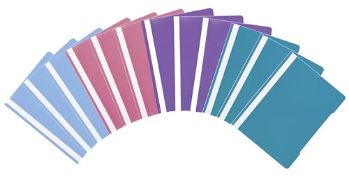 Papiertiger Schnellhefter PP für Schule und Büro (Schulqualität, Pastell, 12er Pack) von Papiertiger