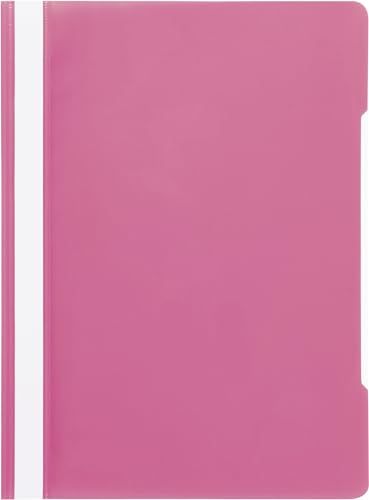 Papiertiger Schnellhefter Marke Brunnen PP für Schule und Büro (Schulqualität, Pink, 10er Pack) von Papiertiger