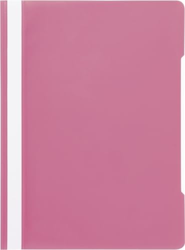 Papiertiger Schnellhefter PP für Schule und Büro (Schulqualität, Pink, 12 Pack) von Papiertiger