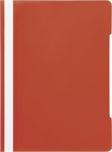 Papiertiger Schnellhefter PP für Schule und Büro (Schulqualität, Rot, 14er Pack) von Papiertiger