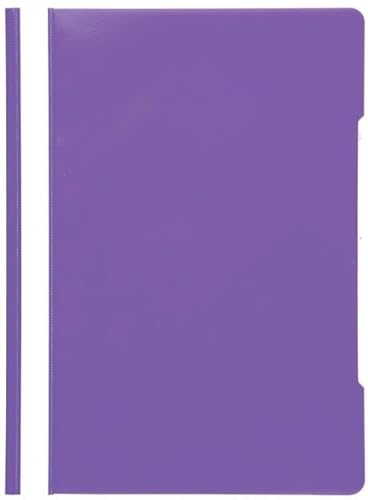 Papiertiger Schnellhefter Marke Brunnen PP für Schule und Büro (Schulqualität, Violett, 10er Pack) von Papiertiger