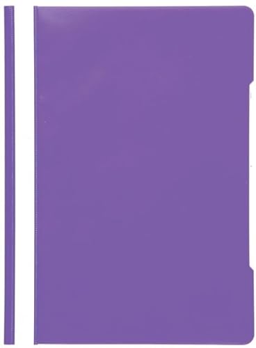 Papiertiger Schnellhefter PP für Schule und Büro (Schulqualität, Violett, 12 Pack) von Papiertiger