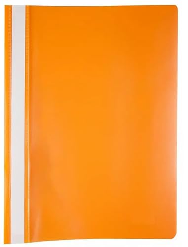 Papiertiger Schnellhefter PP für Schule und Büro (Standard, Orange, 100er Pack) von Papiertiger