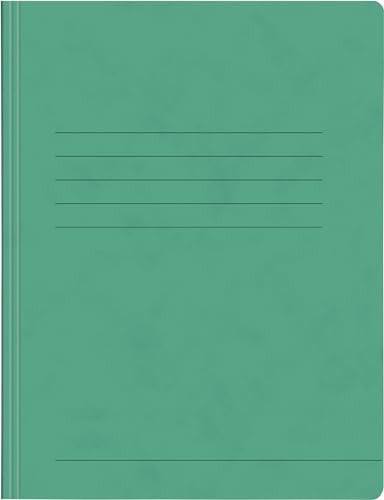 Papiertiger Schnellhefter aus Karton/Pappe für Schule und Büro (Pressspankarton, grün, 14er Pack) von Papiertiger