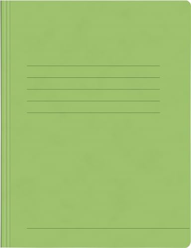 Papiertiger Schnellhefter aus Karton/Pappe für Schule und Büro (Pressspankarton, hellgrün, 14er Pack) von Papiertiger