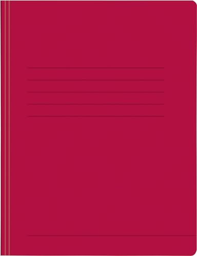 Papiertiger Schnellhefter aus Karton/Pappe für Schule und Büro (Pressspankarton, rot, 14er Pack) von Papiertiger