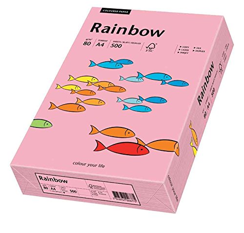 PAPYRUS Multifunktionspapier Rainbow, A4, 80 g qm, rosa von Papyrus