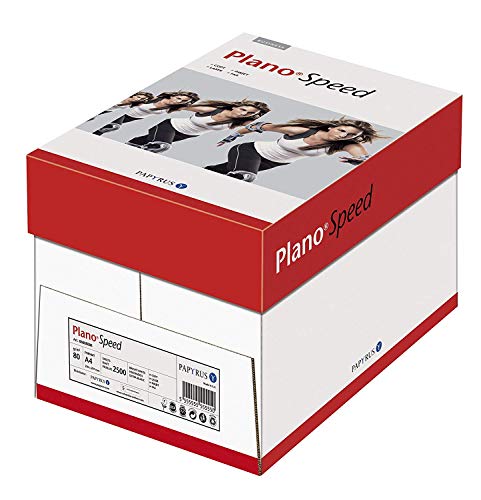 Papyrus 88113572 Drucker-/Kopierpapier PlanoSpeed: 80 g/qm², A4, weiß, 2500 Blatt von Papyrus