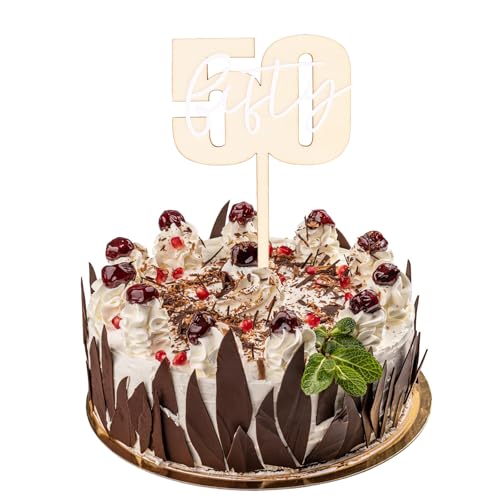 ParPix Happy Birthday Cake Topper (50 Jahre) von ParPix