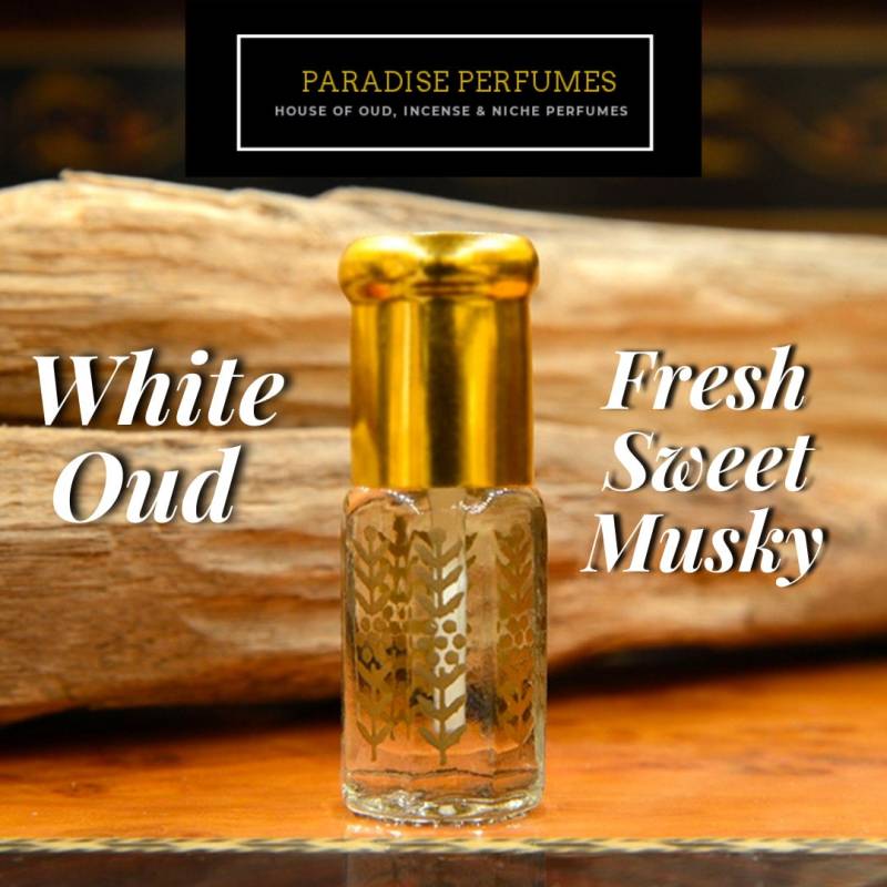 Weiß Oudh | Sehr Hochwertiges Exquisites 3Ml Parfüm Oud Öl Erstaunlicher Duft Vegan & Tierversuchsfrei Alkoholfrei P.g von ParadisePerfumesGems