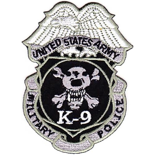 ARMY-K-9 Military Police Abzeichen Patch von Paraserbatoio.it