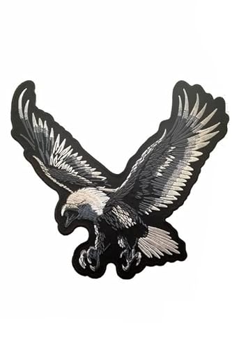 Patch Emblem bestickt, zum Aufbügeln - BIGPATCH - ADLER ADLER EAGLE 27 cm groß von Paraserbatoio.it