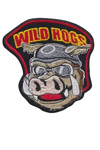 Patch Emblem bestickt, zum Aufbügeln - Bike Mix Patch - Wild Hogs Harley Hq85 x 85 mm von Paraserbatoio.it