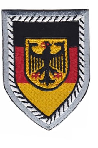 Patch Emblem bestickt, zum Aufbügeln - Flagge - Germany Coat of Arms hq 65 x 90 mm von Paraserbatoio.it