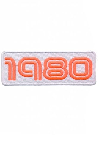 Patch Emblem bestickt, zum Aufbügeln - Patch Oldschool - Oldschool 1980 100 x 37 mm von Paraserbatoio.it