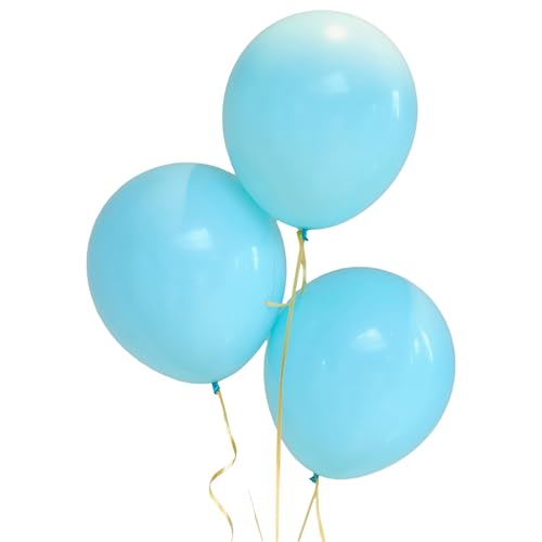 Beutel mit 100 Latex-Luftballons, Babyblau, 30,5 cm von Parev