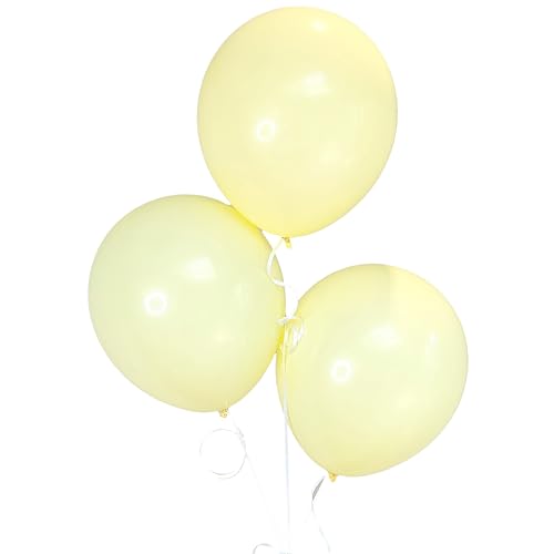 Beutel mit 100 hellgelben Latexballons, 30,5 cm von Parev