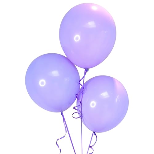 Beutel mit 100 pastellvioletten Latexballons, 30,5 cm von Parev