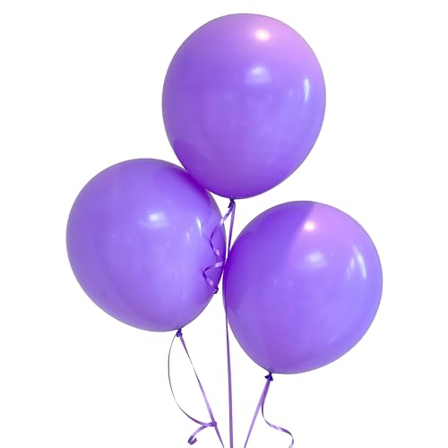 Beutel mit 100 violetten Latexballons, 30,5 cm von Parev