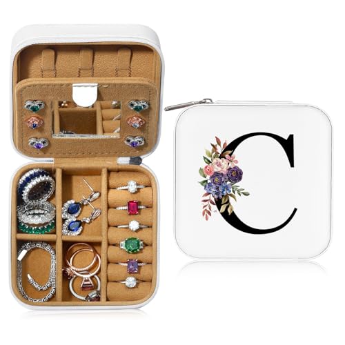 Parima Klein Schmuckkästchen Mädchen, Reise Schmuckschatulle Mädchen | Kleine Schmuck Organizer Box | Reise Schmuckkästchen Mädchen | Klein Schmuckschatulle Mädchen | Mädchen Geschenke für Mädchen von Parima