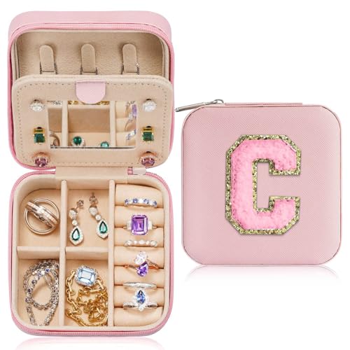 Parima Klein Schmuckkästchen Mädchen, Reise Schmuckschatulle Mädchen | Kleine Schmuck Organizer Box | Reise Schmuckkästchen Mädchen | Klein Schmuckschatulle Mädchen | Mädchen Geschenke für Mädchen von Parima