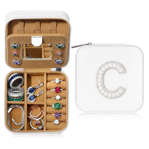 Parima Klein Schmuckkästchen Mädchen, Reise Schmuckschatulle Mädchen | Kleine Schmuck Organizer Box | Reise Schmuckkästchen Mädchen | Klein Schmuckschatulle Mädchen | Mädchen Geschenke für Mädchen von Parima