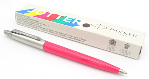 Parker Jotter Originals Kugelschreiber, pinkes Finish, 60er-Jahre-Pop-Art-Kollektion, blaue Tinte, in Geschenkbox von PARKER