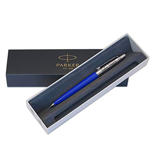 Parker Jotter Kugelschreiber, mit Gravur 90erJahreEdition, mittelblaue Tinte von Parker Personalised by Europens