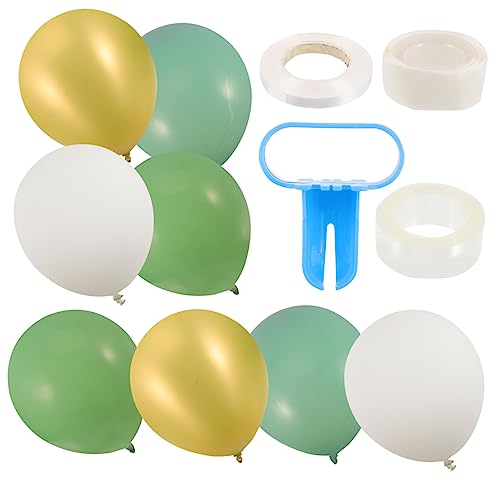 Parliky 1 Satz Ballon grüne Anzüge Salbeigrünes Dekor retro styles kinder mitgebsel kindergeburtstag hochzeitsdeko Layout-Requisiten für Geburtstagsfeiern Geburtstagsparty liefert Emulsion von Parliky