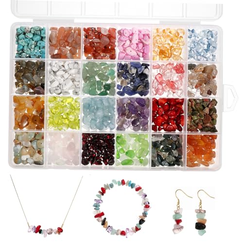 Parliky 1 Schachtel Fach Box mit Natürlichen Unregelmäßigen Steinperlen für DIY Schmuckherstellung Robuste Schmuckabstandshalter Vielseitiges Perlenset zum Auffädeln von Armbändern und Parliky 1 Schachtel Fach Box mit Natürlichen Unregelmäßigen Steinperlen für DIY Schmuckherstellung Robuste Schmuckabstandshalter Vielseitiges Perlenset zum Auffädeln von Armbändern und von Parliky