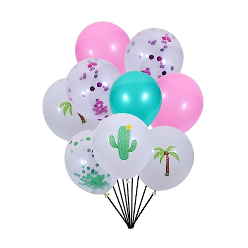 Parliky 1 Set 60 Stück Kaktus Ballon Latex Ballon Party Ballon Party Dekoration Dekorative Luftballons Partyzubehör von Parliky