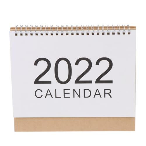 Parliky 1 Stück 2022 2022 Einfacher Tischkalender Praktischer Kalender Monatlicher Desktop-kalender Staffelei Kalender Desktop-kalender 2022 Bürokalender 2022 Mini-notizblöcke Papier von Parliky