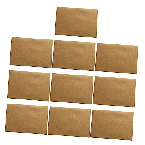 Parliky 10St Kraft papiertüte mit Schnalle Umschlag aus Kraftpapier Umschlag zur Dokumentenaufbewahrung geldumschläge envelope bag Retro-Kraftpapier-Umschlag Postkarten-Aufbewahrungstasche von Parliky